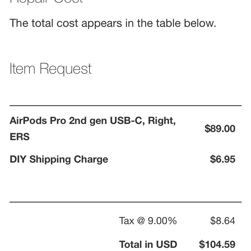 AirPods Pro 2nd Gen USB-C Right Earbud